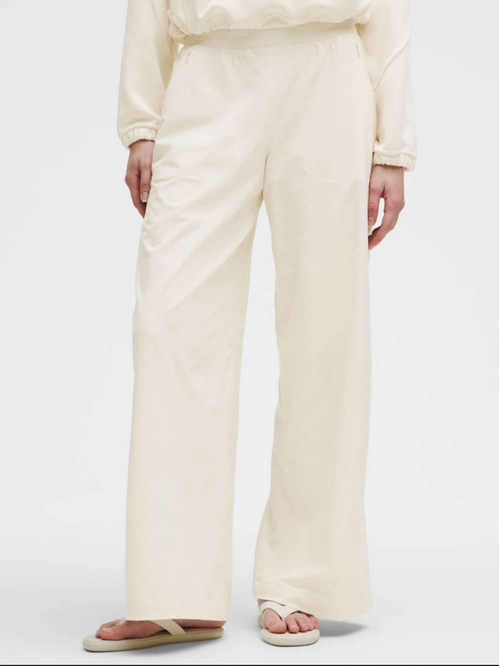 lululemon Swift mid-rise Cream Wide-Leg Pant
